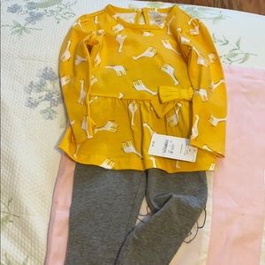 Yellow and Gray outfit